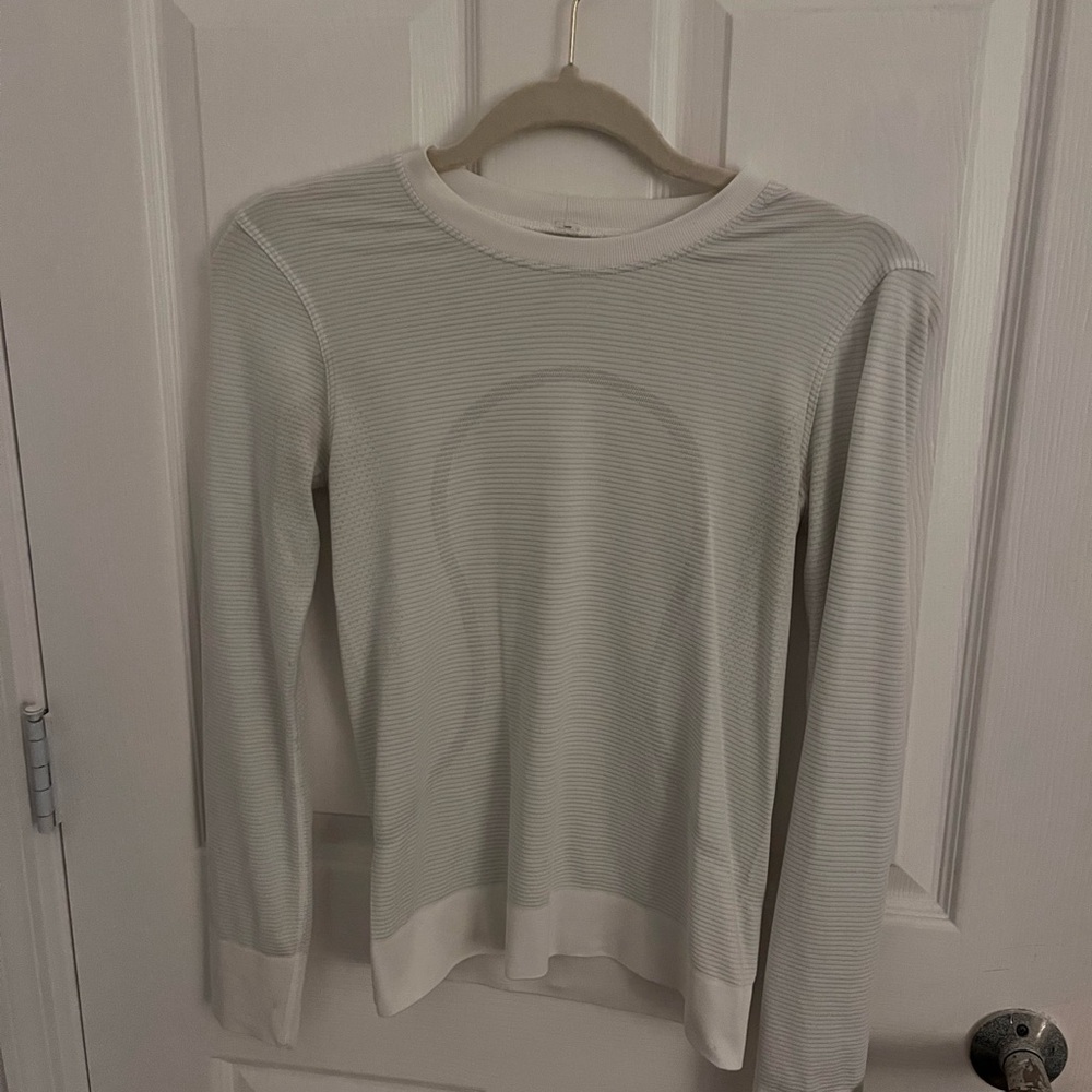 White Long Sleeve Women's Top